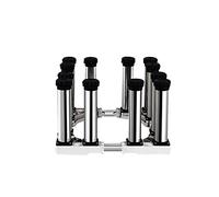 Adjustable Washing Machine Base Tumble Dryer Washing Machine Raiser Stand Universal Fridge Stand Adjustable Width/Length 40-65cm Heightening Stainless Steel Shelf Height 29-32cm Ant
