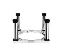 Adjustable Washing Machine Base Tumble Dryer Washing Machine Raiser Stand Universal Fridge Stand Adjustable Width/Length 40-65cm Heightening Stainless Steel Shelf Height 29-32cm Ant