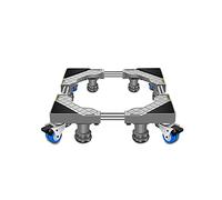 Adjustable Washing Machine Base Universal Washing Machine Base 4 Double Wheels 4/8 Legs Adjustable Dryer and Holder Stand Length/Width 45-65cm Air Conditioner Base Plant Container Floor Tray