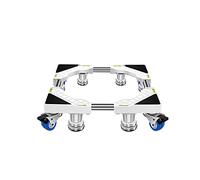 Adjustable Washing Machine Base Universal Washing Machine Base 4 Double Wheels 4/8 Legs Adjustable Dryer and Holder Stand Length/Width 45-65cm Air Conditioner Base Plant Container Floor Tray