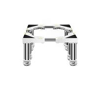 Adjustable Washing Machine Base Washing Machine Stand Base Anti-Vibration Adjustable Floor Trays height 19-22cm tumble dryer Bracket Stainless Steel Base length 65-80cm Air Conditioner Stand