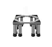 Adjustable Washing Machine Base Washing Machine Stand Base Telescopic Length/Width 45-65cm Washer Dryer Stack Stands Anti-Vibration 4/8/12 Feet Drum Washing Machine Shelf Base Reinfor