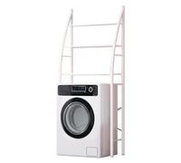 Adjustable Washing Machine Storage Rack Practical Bathroom Shelf for Small Spaces Versatile Over Washer Organizer Ideal Laundry Solution for Home Use