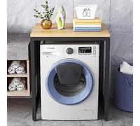 Adjustable Washing Machine Storage Rack Space Saving Shelf for Small Kitchens & Bathrooms Freestanding Unit Over Washer nize Laundry Essentials