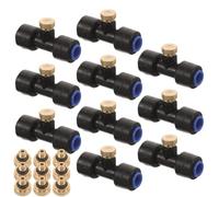 Adjustable Water Mister Nozzle with Plug-and-Play Structure Metal Plastic | Works with Low Pressure, Controls Workshop Dust, System Expansion Friendly, Suitable for Warehouse and Plant Care