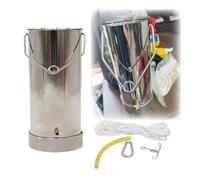 Adjustable Water Sample Dipper Swing Sampler with Weighted Base & Handle, 304 Thicken Stainless Steel Water Sampling Dipper System Beaker for Factory River Labs(3L-13x34cm)