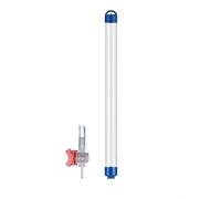 Adjustable Water Sampling Tube, 0.25L 0.5L 1L PVC Liquid Dipper with Valve for Lab, Factory, Environmental Monitoring(Blue(250ml),9 Pieces)