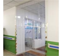 Adjustable Waterproof Clear Roll-Up Curtain, Hanging Push-Pull Divider for Garage Storage, Collapsible Design, Size 1.8x2.5M, Perfect for nizing Spaces