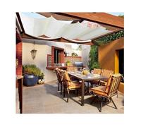 Adjustable Wave Shade Sail UVBlocking Outdoor Canopy Versatile Sun Protection for Garden & Patio Enhance Outdoor Experience AntiAging Fabric (W:1.6m/5.24ft L:5m/16.5ft)