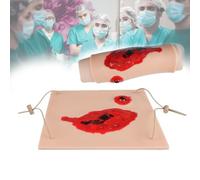 Adjustable Wearable Wound Packing Trainer, Reusability Teaching Model, Lifelike Trauma Hemostasis Training Kit, Ideal for Medical Students First Responders and Emergency Practice