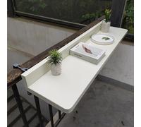 Adjustable Weather-Resistant Hanging Folding Balcony Table - & Safe for Garden Patios and Balconies Perfect Space-Saving Solution for Outdoor Living