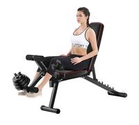 Adjustable Weight Bench, Exercise Bench for Home, Leg Extension And Curl Machine, 440 LBS Weight Capacity, Strength Training Equipment for Weightlifting And Abdominal Muscle