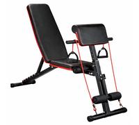 Adjustable Weight Bench Foldable Home Gym Utility Bench, Multi-Position Incline Decline Flat Strength Training Bench for Full Body Workout (Style B)
