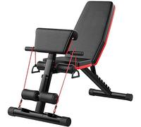 Adjustable Weight Bench for Full Body Exercise, Foldable Sit Up and Dumbbell Bench for Strength Training and Home Gym, Flat and Incline Workout Bench