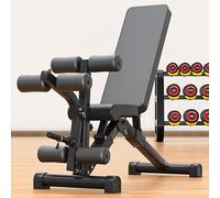 Adjustable Weight Bench Utility Weight Benches For Full Body Workout Full Body Workout Multi-Purpose Foldable Incline Decline Exercise Workout Bench - Black