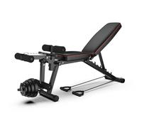 Adjustable Weight Bench, Workout Bench with Leg Extension And Leg Curl, Multifunctional Abdominal Machine for Home Use, Compact Press, Exercises, 440lbs Capacity