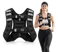 Adjustable Weighted Vest 5KG-10KG Training Vest for Running Gym Workout Fitness Strength Training, Heavy Duty Weight Vest with Reflective Strips for Men Women