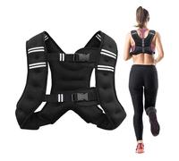 Adjustable Weighted Vest,Convenient Pocket,Running Weight Vest with Reflective Stripe for Men, Women Workout, Strength Training, Running, Walking, Jogging, Cardio, Weighted Workout