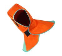 Adjustable Welder Neck Covering Flame Retardant Fabric Washable Shield Inner Layer Metalworking Protective Welding Covering Resistant Welding Gear