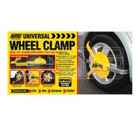 Adjustable Wheel Clamp - 13in-17in - Universal Pincer Style - Maypole 9065
