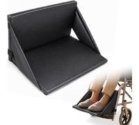Adjustable Wheelchair Cushion, Raised Footrest with 360° Anti-Slip Protection, Padding for Better Seating, for Most Wheelchair Components