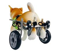 Adjustable Wheelchair for Rear Legs Pet Stroller for Did & Injured Dogs and Cats Small to Bs Supportive li Aid for Pets