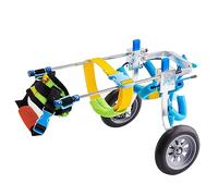 Adjustable Wheelchair for Small Dogs & Cats: Mobility Aid Rear Leg Support Exercise Wheels for Disabled s Enhance Movement & Independence