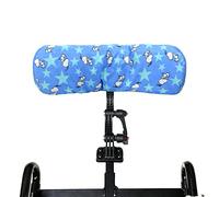Adjustable Wheelchair Headrest Cover with Elastic Rope for Electric Power Wheelchair Users