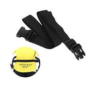 Adjustable Wheelchair Seat Belt Safety Strap with Buckle Cushioning Seat Belt for Take Care of Patient, Black