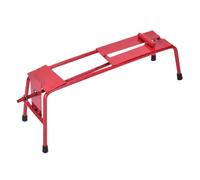 Adjustable Whetstone Holder for Kitchen Use, Iron Red Stand | Fits Multiple Stone Sizes, Anti Rust Design, Workbench Use, for Chefs and Home Cooks