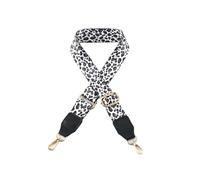 Adjustable Wide Canvas Crossbody Strap Replacement for Sling Bag ,D Gun Black,75-135cm