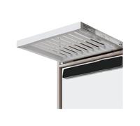 Adjustable Width Hidden Drying Rack Above Dryer - Space-Saving Pull-Out Laundry Solution with Quiet Glide for Efficient Clothes Drying (Color 2.54x51.5-66.5cm)