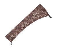 Adjustable Wig Cap Extra Long Polyester Leopard Print for Women