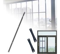 Adjustable Window Burglar Bars Security Inside,Enhanced Home and Office Safety,No Drill Window Rail for Glass Door,Easy Setup,for House Office,Budget(One roots,67-82CM)