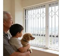 Adjustable Window Safe Guards for Child & Pet Protect Secure Balcony & Window Securi Fences Childproof Home Safe Ber Heavy Du Safe Net