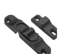 Adjustable Window Safety Lock 0.4x1.6cm Push Button | 2mm thickened zinc hook, rust resistant, aluminum alloy body, smooth push-button mechanism, durable build