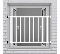 Adjustable Window Security Gate - Anti-Burglary Mesh Bars, No-Drill Installation, Stair Safety Barrier, Childproof Safety Gate, Easy Setup, Durable Design