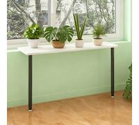 Adjustable Window Sill Exteon Table - Space-Saving Plant & Cat Perch Shelf, Black ill Extender Stand for Kitchen/Balcony, 75x25cm (29.5x9.9)