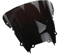 adjustable windscreen Motorcycle Screen Glass WindScreen Deflectors ABS Plastic for Yamaha YZF 600 R6 1998-2001 2002(Black)