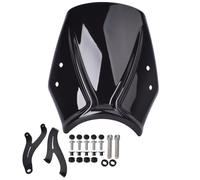 Adjustable Windshield Compatible With Trident 660 2021-2024 Windshield Windscreen Motorcycle Air Wind Deflector Screen Flow Parts Accessories(Black)