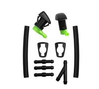 Adjustable Windshield Washer Nozzle kit - Fit for Jeep Grand Cherokee 2011-2024, GMC Acadia/Buick Enclave 2007-2017, Chevy Traverse 2009-2017, Cadillac SRX 2010-2016, Wiper Fluid Spray Nozzle (2 sets)