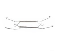 Adjustable Wire Plate Holder 6in Silver Spring Hanger