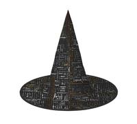 Adjustable Witch Hat For Women & Men, Programmer Programming Code Halloween Hat, Foldable Halloween Party Accessory, Pointed Wizard Cap For Cosplay, Carnival, Masquerade, 1 Pc