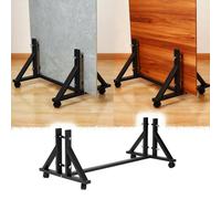 Adjustable Wood Floor & Tile Sample Display Cart, le Board Rack with Universal Wheels, Cact Building Material nizer for Easy Samples Access