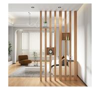 Adjustable Wood Slat Room Dividers - Elegant Floor-to-Ceiling s 8 Roots Wall Partition for Effective Space Separation 105cm/41.3in/3.44ft