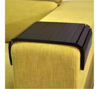 Adjustable Wooden Arm Side Table for Sofa Soft & Sturdy Surface Tray for Coffee Bags & Meals Stylish Design Perfect for Living Room & Home Decor