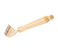 Adjustable Wooden Back Scratcher for Adults, Portable Massage Tool | Light Beige Finish, Crafted for Hard-to-reach Spots, Compact Design for Friends and Parents at Home
