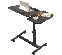 Adjustable Wooden Bed Tray Table - Portable Folding Lap Desk for Eating Working & Reading on Sofa Chair & Bed - Ideal for Home & Office Use