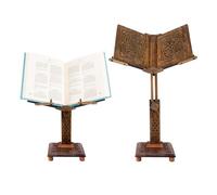 Adjustable Wooden Book Stand | Quran, Bible Holder Lectern | Cookbook Stand, Desktop Bookstand