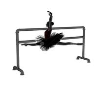Adjustable Wooden Dance Stretching Bar, Portable Freestanding Ballet Barre For Home Dance Stretch Balance Training Multiple Sizes(Double Bar,150x60x105cm)
